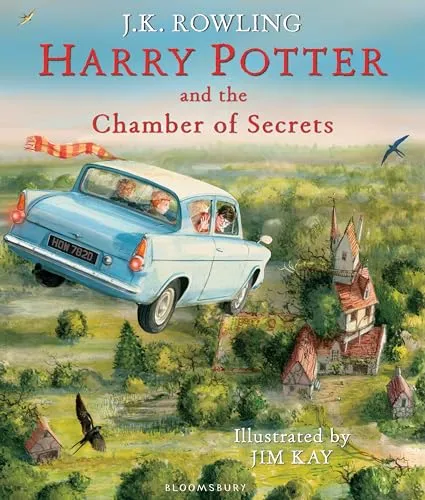 Harry Potter 2 und die Kammer des Schreckens - Illustrierte Ausgabe - Illustrierte Ausgabe von Harry Potter 2, ein fesselndes Kinderbuch für junge Leser bis 11 Jahre, das die Fantasie anregt und mit bezaubernden Illustrationen begeistert.