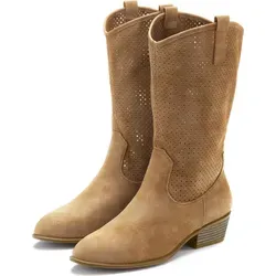 LASCANA Westernstiefel Sommer Boots - Cowboy-Look mit Cut-Outs - Wanderschuhe im modischen Cowboy-Look, ideal für den Sommer. Die Ankle Stiefeletten mit Cut-Outs sind leicht und bequem, perfekt für entspannte Outdoor-Aktivitäten.