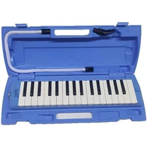 Alysée - Melodica 32 Tasten MH32-BL - Hellblau - Blasmusikinstrumente, Mittelschulmelodica mit 32 Tasten, kompakt, leicht zu transportieren