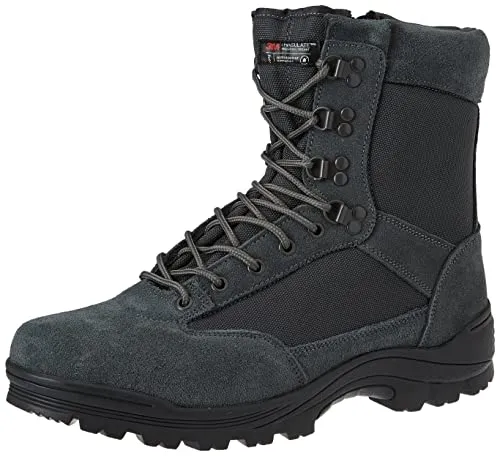 Tactical Boots m. YKK Zipper urban grey - Stiefel & Schuhe, ideal für Camping und Outdoor-Aktivitäten, ausgestattet mit robustem YKK Zipper für schnellen Einstieg und optimalen Halt.