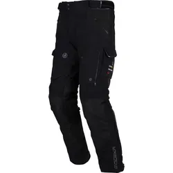 Modeka Panamericana 2 Motorrad Textilhose (Black, XL) - Motorradhose mit herausnehmbarer Sympatex Membrane für 100% Wasserdichtigkeit und Klimaregulation. Optimaler Komfort durch Stretcheinsätze und verstellbare Elemente.
