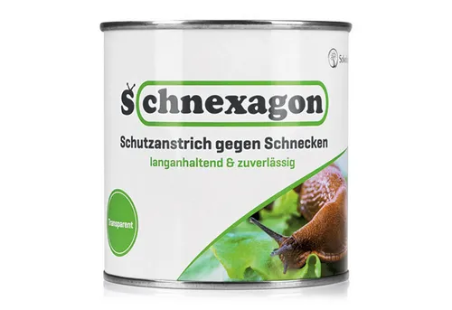 DistrEbution Schneckenzaun Schneckenschutz Schnexagon 375ml Schutzanstrich gegen Schnecken, 1-St.