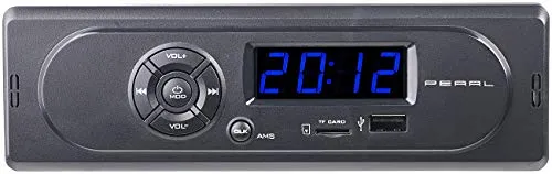 PEARL Einbauradio: MP3-Autoradio CAS-300 mit Wiedergabe von USB & microSD, 2X 7 W (Kfz Radio, USB Radio, 1DIN)