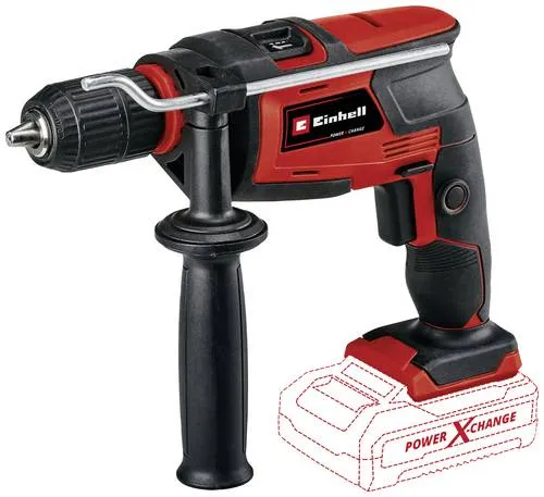 Einhell Akku-Schlagbohrmaschine TE-ID 18 Li-Solo - 18 V, Bohr- und Schlagbohrfunktion, ideal für materialgerechtes Arbeiten und flexibles Power X-Change System