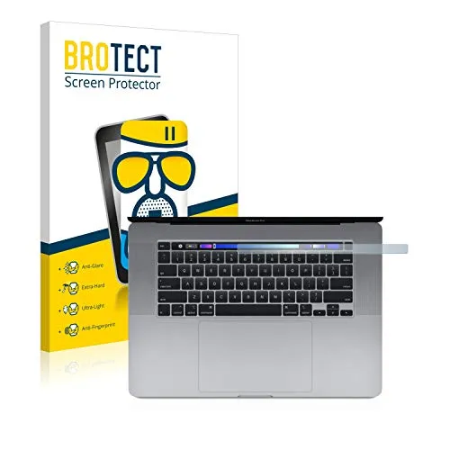 BROTECT Entspiegelungs Schutzglas für Apple MacBook Pro 16" 2019 (NUR Touch Bar) Schutzfolie Panzer Folie Glas Matt [Kratzfest 9H, Anti-Reflex]