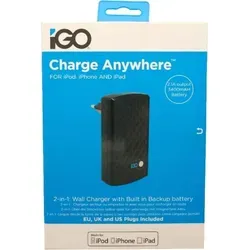 USB Ladegerät 2,1A + Powerbank 3400mAh - Schwarz