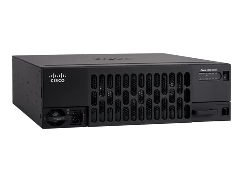 Cisco ISR4461/K9 Router – Leistungsstarker Netzwerk-Router mit 3 Jahren Garantie - Zuverlässiger Router für professionelle Anwendungen, ausgestattet mit 1,5 Gbit/s Durchsatz. Ideal für Unternehmen, die hohe Leistung und Sicherheit benötigen.