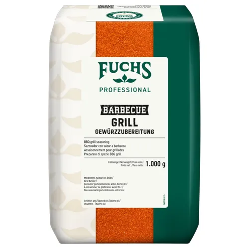 Fuchs Barbecue Grill Gewürzmischung 1,0 kg - Erleben Sie mit der Fuchs Barbecue Grill Gewürzmischung ein intensives Geschmackserlebnis! Ideal für Grillgerichte, sorgt die ausgewogene Mischung für eine harmonische Würze ohne künstliche Zusätze.