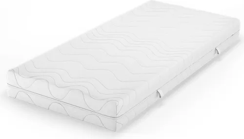 VitaliSpa® Kaltschaummatratze 90 x 200 cm, 20 cm hoch - Matratze für Seitenschläfer, Härtegrad H2, waschbarer Bezug bis 60 Grad, ideal für erholsamen Schlaf und optimale Körperunterstützung.