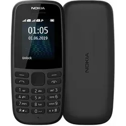 Nokia 105 Telefon Cellulare Schwarz - Simlockfreies Handy mit langer Akkulaufzeit, ideal für einfache Kommunikation und Alltag.