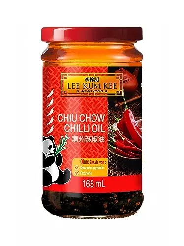 Lee Kum Kee Chiu-Chow Chiliöl – Würzöl aus feurigen Chilischoten – 1 x 165 ml