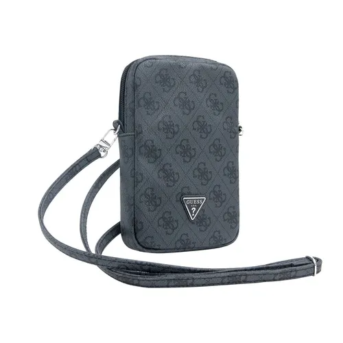 Guess Handy Umhängetasche Wallet Smartphone Triangle schwarz - offiziell lizenziert - Taschen & Schutzhüllen, offiziell lizenziert von Guess, stylisches Design in Schwarz, ideal für den sicheren Transport Ihres Smartphones.