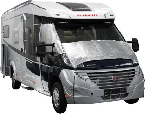 HINDERMANN Außenisoliermatte Four Seasons für VW T5 T6 - Caravan-Zubehör mit optimaler Isolierung gegen Kälte und Wärme, ermöglicht das Öffnen der Front und reduziert die Innenraumtemperatur.