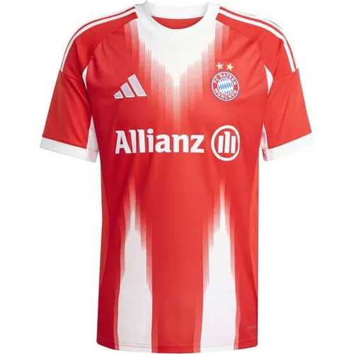 Adidas FC Bayern München Heimtrikot FCB H JSY F, Gr. M - Fußball-Fanartikel mit feuchtigkeitsabsorbierender AEROREADY Technologie für höchsten Tragekomfort und aufgesticktem Vereinslogo – perfekt für echte Bayern-Fans!