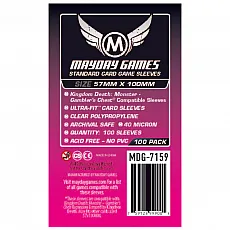 Mayday Games Standard Kingdom Death Gamblers Chest Compatible Sleeves (100 Stück) 57x100mm - 7159 - Kartenhüllen 303077