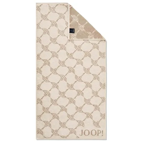 Joop! Handtuch Cornflower, Beige, Textil, Floral, 50x100 cm, Textiles Vertrauen - Oeko-Tex®, Made in Germany, Oeko-Tex® Standard 100, saugfähig, Aufhängeschlaufe, strapazierfähig, durchgefärbt, Badtextilien, Handtücher