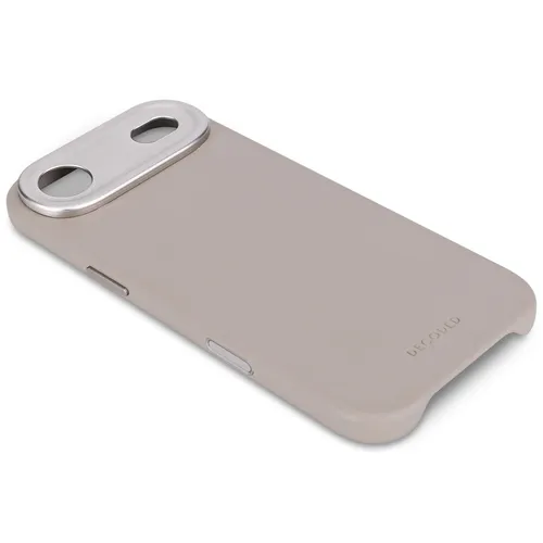 Decoded Leder Backcover für Apple iPhone Air Solid Clay - Hochwertige Lederhülle für Apple iPhone Air, bietet optimalen Schutz und elegantes Design. Ideal für stilbewusste Nutzer.