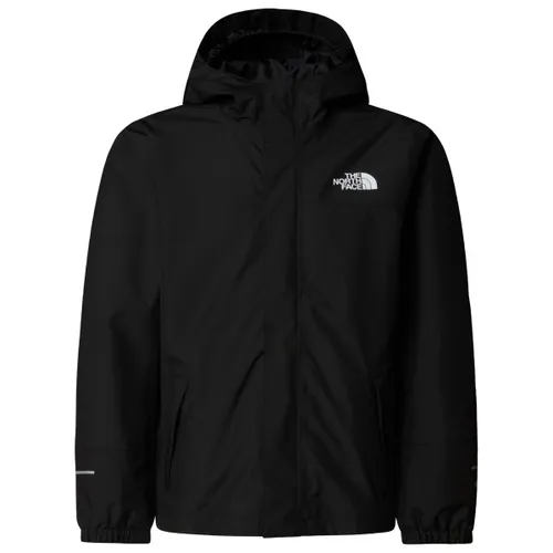 The North Face Kinder Boys Antora Rain Jacke - Größe S, Schwarz - Funktionsjacke für junge Outdoor-Fans, wasserfest und atmungsaktiv für maximalen Komfort bei jedem Wetter.