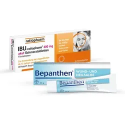 IBU ratiopharm 400 + Bepanthen Wund-Heil 1 Set