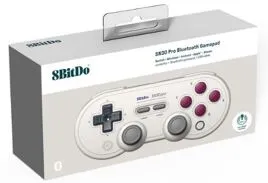 Controller SN30 Pro Hall - 8BitDo für alle Systeme - Vielseitiger Retro-Controller mit klickbaren Joysticks, Rumble-Vibration und kabellosem Bluetooth. Ideal für Switch, PC, Apple und mehr - für ein klassisches Gaming-Erlebnis!