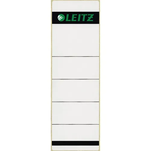 LEITZ Ordneretiketten 1642 grau für 8,0 cm Rückenbreite - Diverse, selbstklebende Ordneretiketten für 8,0 cm Rückenbreite, ideal zum Wiederverwenden und Beschriften alter Ordner, mit hoher Klebekraft und praktischem Greifrand.