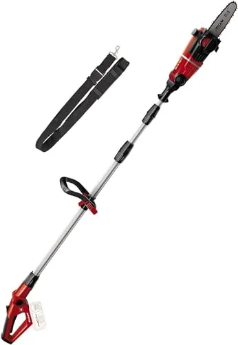 Einhell Akku-Hochentaster GE-LC 18 Li T-Solo - 18 V, 20 cm Schwertlänge, ergonomisch und teleskopierbar für mühelose Baumpflege