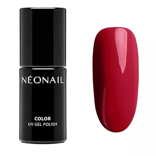 NÉONAIL UV Nagellack 7,2 ml - Rot - Raspberry Red - NÉONAIL Farben - UV Lack - Gel Nägel - Nageldesign -