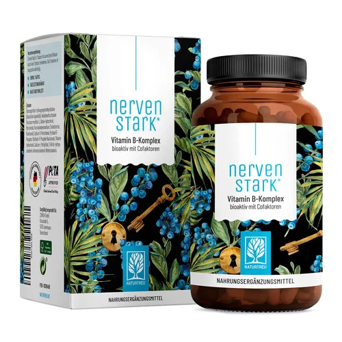 Nervenstark: Hochdosierter Vitamin B-Komplex 120 St - Arzneimittel für Nervenstärke und Wohlbefinden - hochdosierte Kapseln zur Unterstützung des Nervensystems, rezeptfrei erhältlich.
