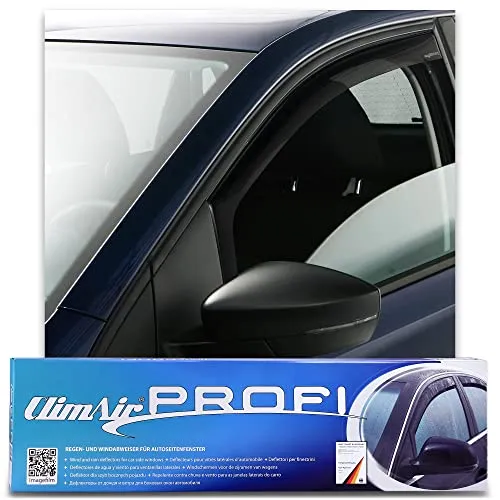 ClimAir Windabweiser Schwarz für Mercedes V-Klasse/Vito/Marco Polo W447 - Wind- & Regenabweiser, schützt vor Wind und Regen, passgenau für die Vorderseite, hochwertiger Kunststoff für lange Haltbarkeit.