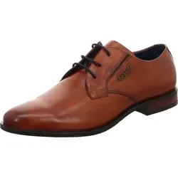 Bugatti Gapo Herren Schnürschuhe - Elegante Freizeitschuhe in Braun - Hochwertige Bugatti Herren Schnürschuhe aus feinem Glattleder, ideal für Business und Freizeit. Mit elastischen Einsätzen für optimalen Tragekomfort und rutschhemmender Sohle für sicheren Halt.