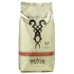 Bazzar Kaffeebohnen Exquisit (1 kg) - Kaffee mit heller Röstung, ideal für Vollautomaten. Vollmundiges Aroma und perfekte Crema – auch für Einsteiger geeignet!