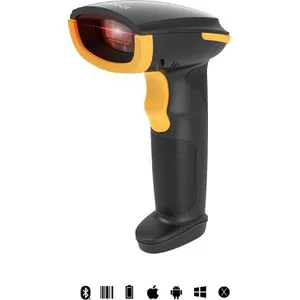 Inateck Barcode Scanner Bluetooth - 1D Handheld Scanner, extrem langlebig mit 3 Monaten Akkulaufzeit und nahtloser ERP-Integration