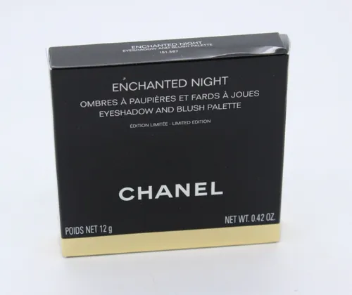 CHANEL ENCHANTED NIGHT 367 Eyeshadow & Blush Palette - Elegante Palette mit 12 g hochwertigen Lidschatten und Rouge in harmonischen Farbtönen. Ideal für kreative Looks und einfaches Auftragen. Perfekt für jeden Anlass.