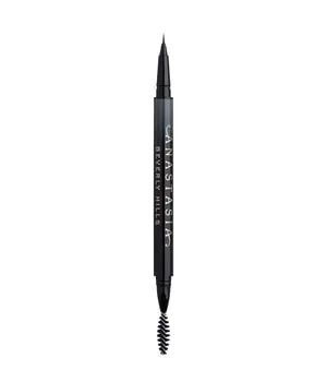 ANASTASIA Beverly Hills Microstroke Brow Pen - Augenbrauenstift 0.5 ml Chocolate - Präziser Augenbrauenstift für natürlich definierte Brauen. Mit ultrafeiner Spitze für realistische Härchenstriche und bis zu 24 Stunden Halt. Inklusive Spoolie-Bürste für müheloses Verblenden.