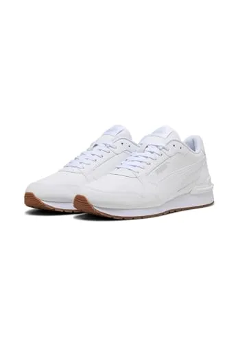 PUMA ST Runner v4 L Sneaker weiß 42,5 EU - Sneaker in Größe 42,5 EU, aus hochwertigem Leder und Textil, ideal für lässige Outfits mit optimaler Dämpfung und Tragekomfort.