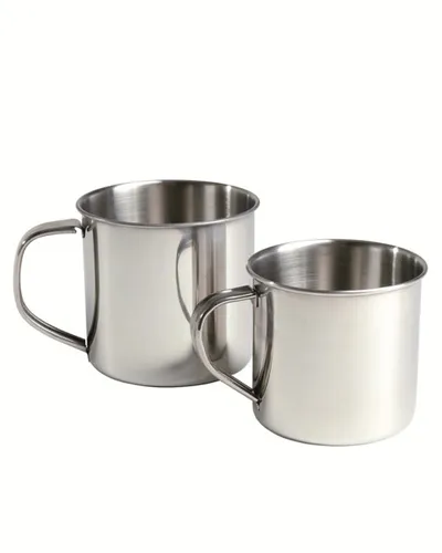 Trinkbecher Edelstahl 300/500ml, Camping Geschirr, Tassen -NEU-