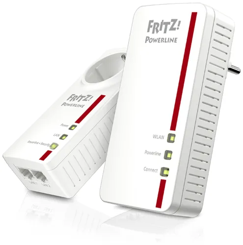 AVM FRITZ!Powerline 1260/1220 WLAN Set - WLAN-Access Point für Media-Streaming und NAS-Anbindungen