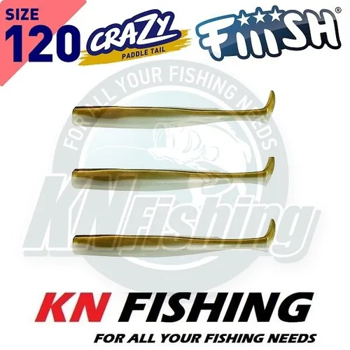 FIIISH CRAZY PADDLE TAIL 120mm 15gr 7gr Spinnköder Spinning Sea Bass NEU