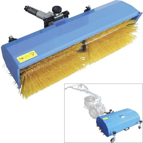 Güde Kehrmaschine »GKM 900 2 in 1« - Kehrmaschine für Motoreinachser, vielseitig einsetzbar zum Kehren und Schneeräumen, mit höhenverstellbaren Bürsten und 90 cm Bürstenbreite für effiziente Reinigung.