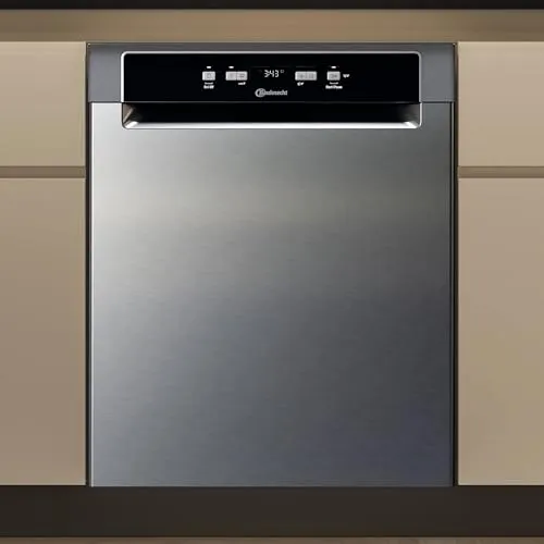 Bauknecht BK4UB14BN7A0X Unterbau-Spülmaschine - Energieeffizienter Geschirrspüler der Klasse B, leise mit 41 Dezibel und automatischer Türöffnung für müheloses Trocknen – ideal für dein Zuhause!