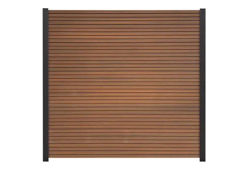 GartenLand Zaun Shadowline WPC Co-extrudiert 180x180 cm - Gartenzäune, besonders haltbar und pflegeleicht, ideal für individuelle Gestaltung und einfache Montage dank Steckzaunsystem.