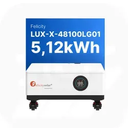 Felicity 5,12kWh PV-Speicher - LUX-X-48100LCG01 - Powerstations: Erweiterbarer 5,12kWh LiFePO4 Speicher mit intelligentem Batteriemanagement für maximale Effizienz und Sicherheit.