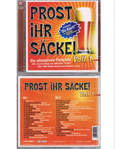Prost Ihr Säcke Otto Jojo´s Inselfeger Wolfgang Petry Hoi! Nena DCD 2 CD´s Neu