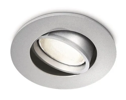 Philips Smartspot GU10 Energiespar Einbauleuchte Aluminium Warmweiß 57977-48-16
