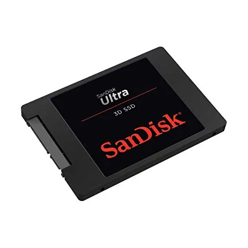 SanDisk Ultra 3D SSD 500 GB - Schnelle interne SSD für optimale Leistung - Festplatten: Mit bis zu 560 MB/s Übertragungsraten und 3D NAND-Technologie sorgt die SanDisk Ultra SSD für eine verbesserte Systemleistung und schützt Ihre Daten vor Stößen.