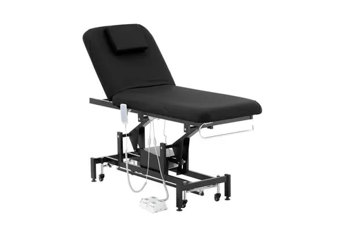 Physa Elektrische Massageliege – Hochwertige Therapieliege für Profis - Massageliege für bis zu 200 kg, aus pulverbeschichtetem Stahl, ideal für Therapeuten und Wellnessanbieter, bietet höchsten Komfort und Stabilität.