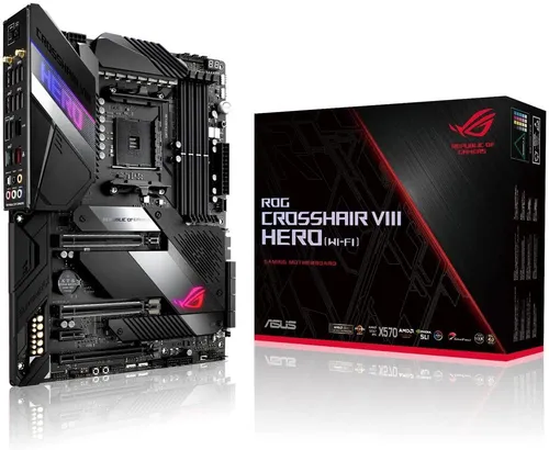 Asus ROG CROSSHAIR VIII HERO (WI-FI) Mainboard schwarz