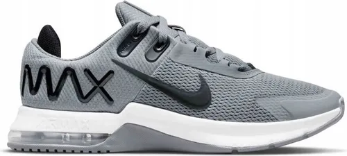 Nike Air Max Alpha Trainer 4 - Herren Sneakers in Grau, Größe EU 45 - Herren-Sportschuhe mit leichtem Mesh-Obermaterial für optimale Belüftung und Max Air-Dämpfung in der Ferse für höchsten Komfort während des Trainings.