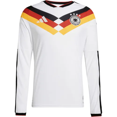 adidas Deutschland 26 Home Authentic Langarmtrikot weiß (001A) S - Stylisches adidas Langarmtrikot für Fans, mit hochwertiger Verarbeitung und bequemem Schnitt für optimalen Tragekomfort.