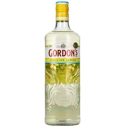 Gordon's Sicilian Lemon Gin - Spritziger Zitrusgeschmack, 700 ml - GIN - Handgefertigter Gin mit sizilianischen Zitronen und Wacholder, ideal für erfrischende Cocktails und als Geschenk zu besonderen Anlässen.